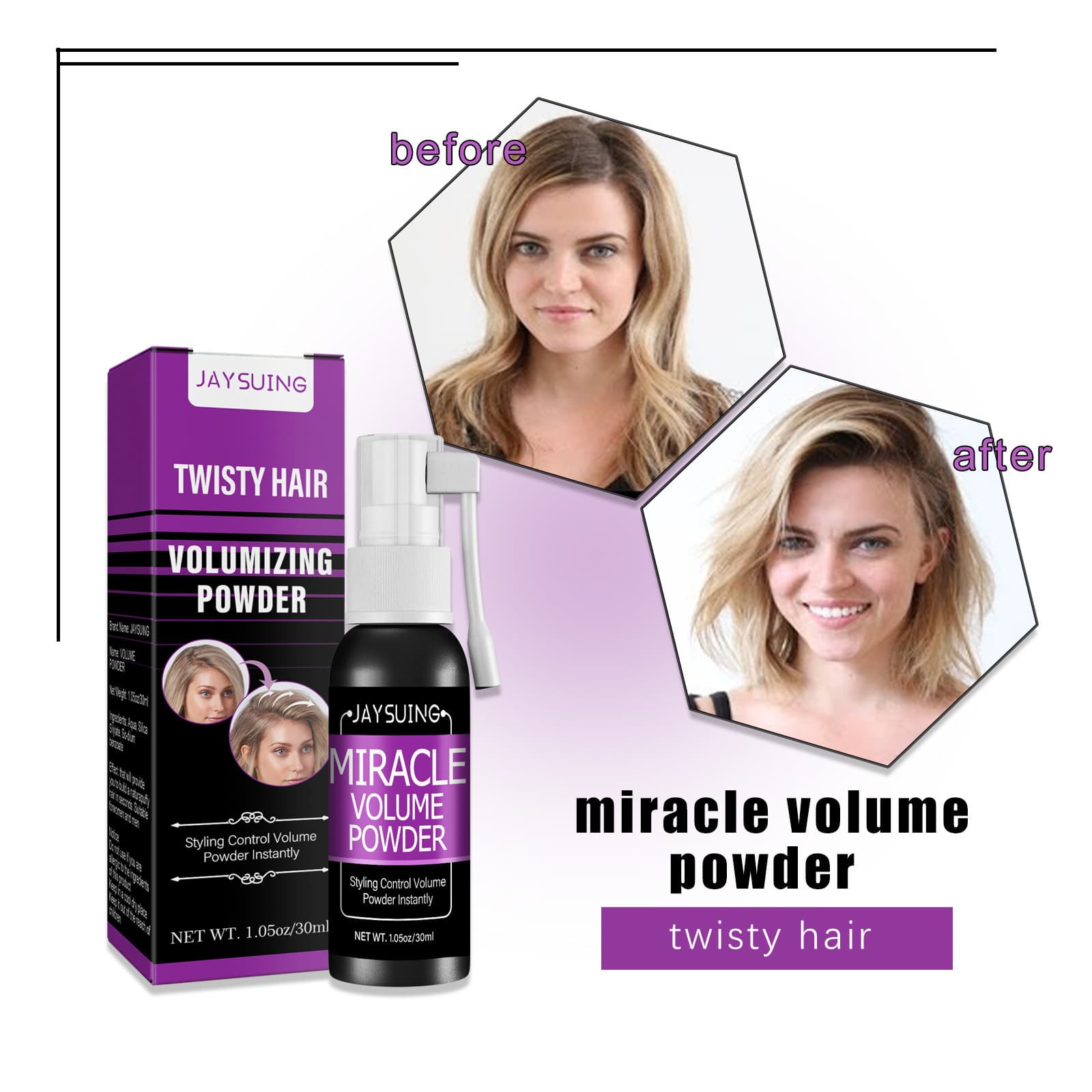 Hair Fluffy Spray Oil-free And Refreshing