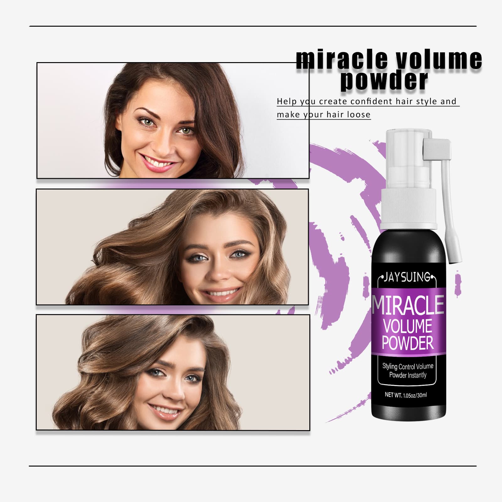 Hair Fluffy Spray Oil-free And Refreshing