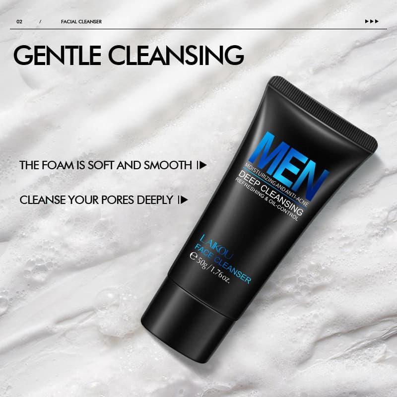 Skincare Facial Cleansing Men’s Scrub Cleanser 50g