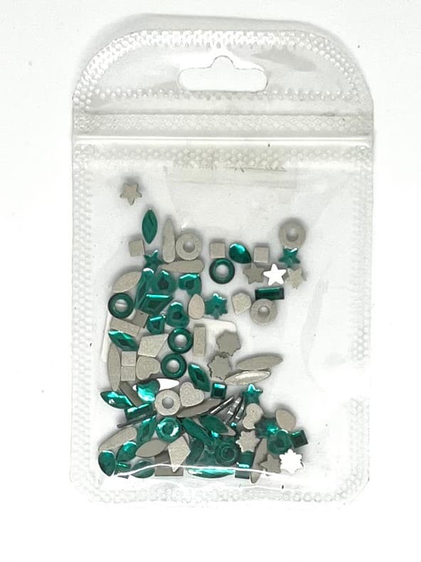 Cristal figura turquesa