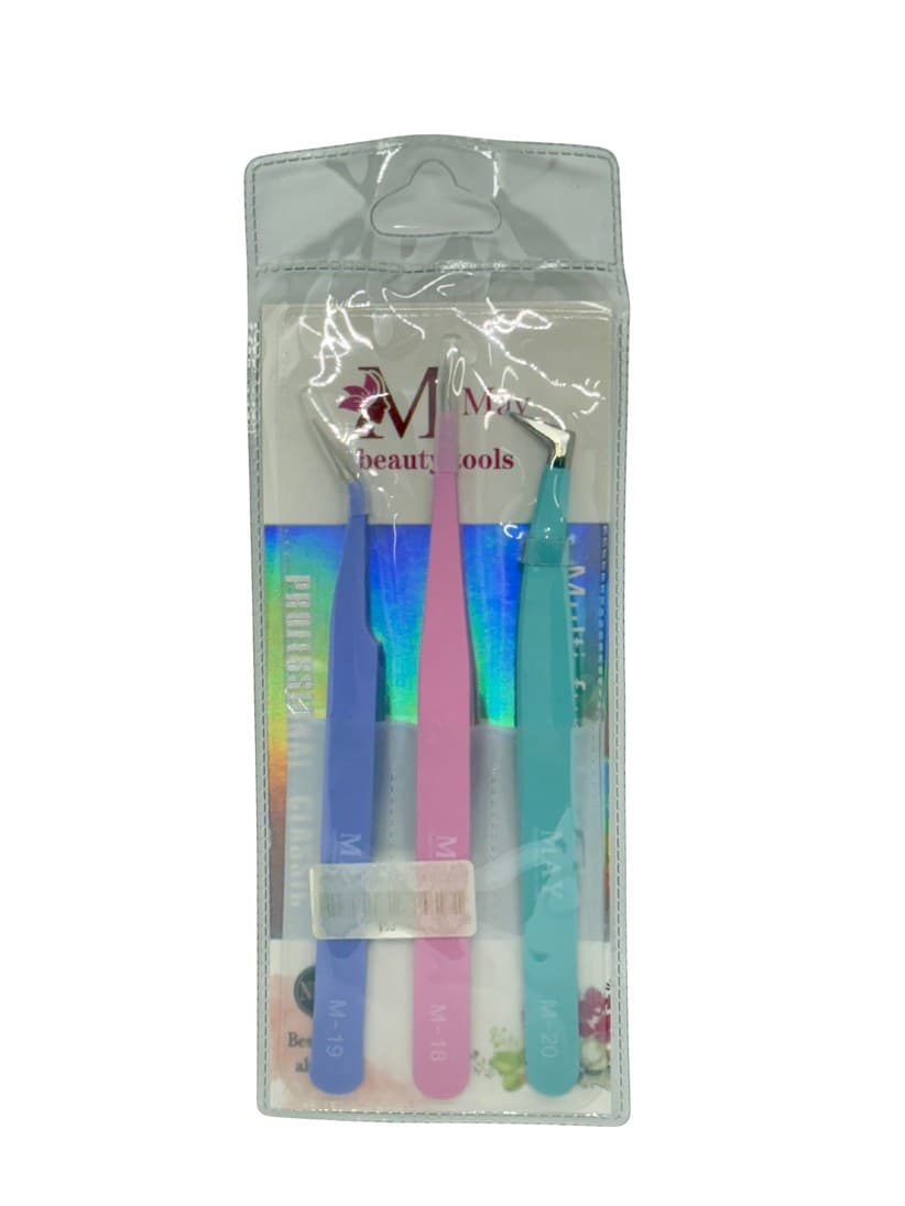 Set de pinzas para pestañas