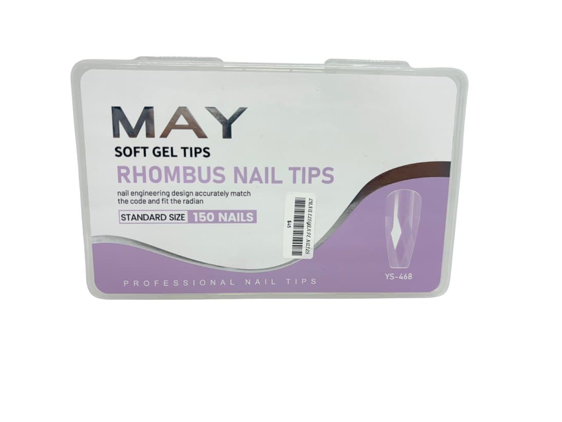 Tips soft efecto hielo punta coffin